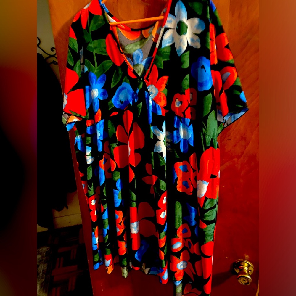 Lot Of 5 Ladies Plus Size Clothing Dresses Boutique Size 3x $60 paid  over $200.